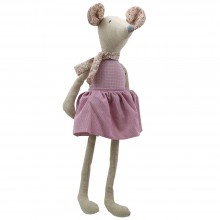Mouse - Girl - Large - Wilberry Linen Mouse - Girl - Large - Wilberry Linen